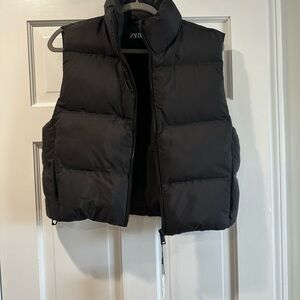 Black Puffer Vest